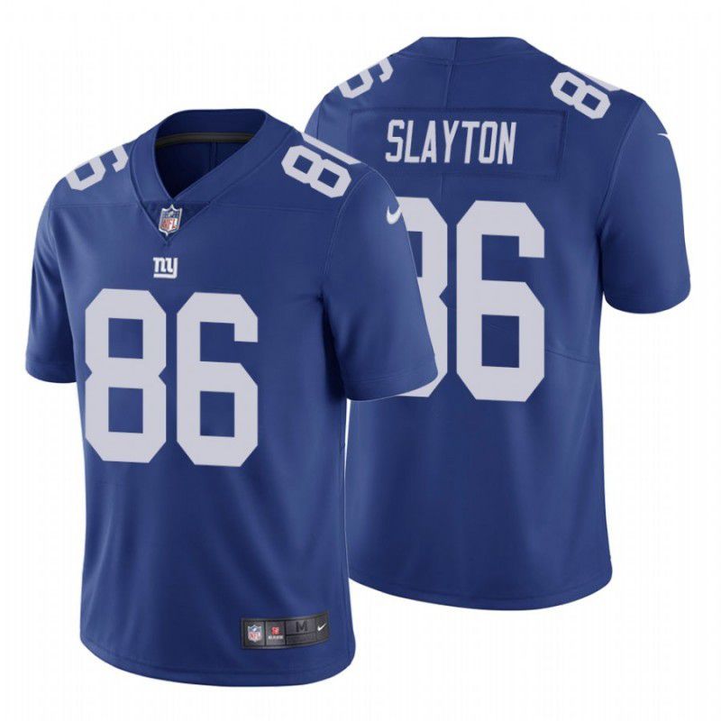 Men New York Giants #86 Darius Slayton Nike Royal Vapor Limited NFL Jersey